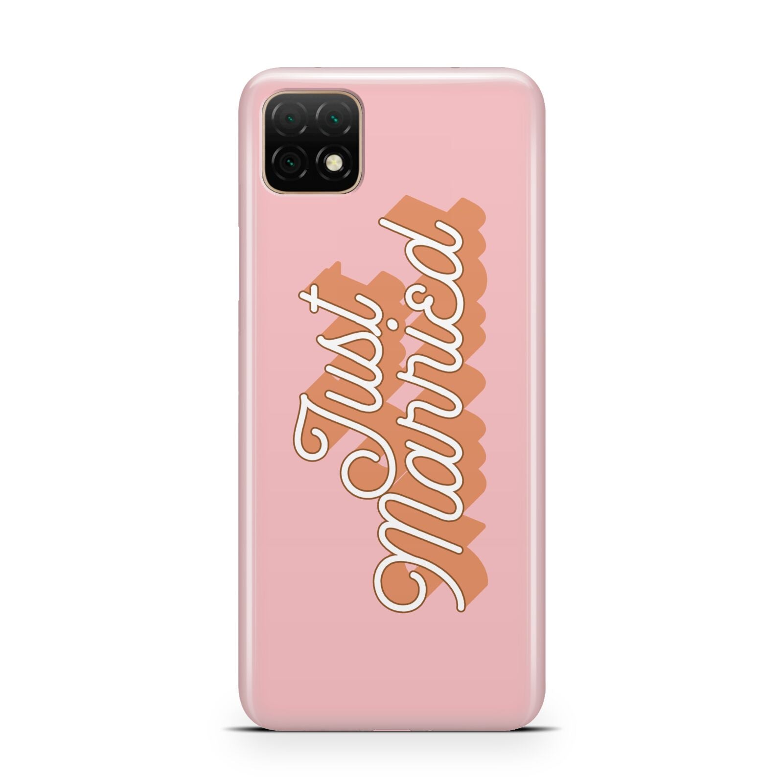 Just Married Pink Huawei Enjoy 20 Phone Case