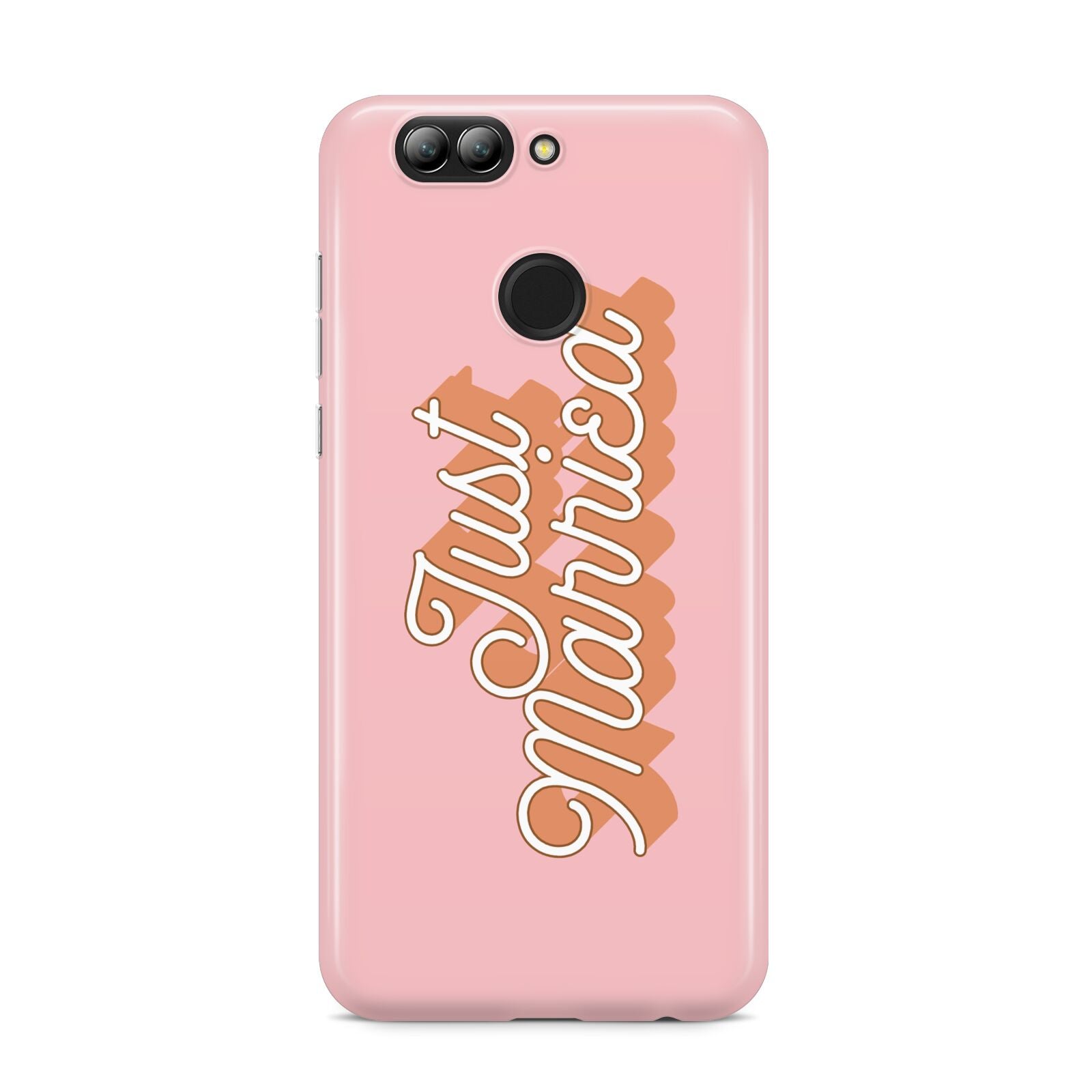 Just Married Pink Huawei Nova 2s Phone Case