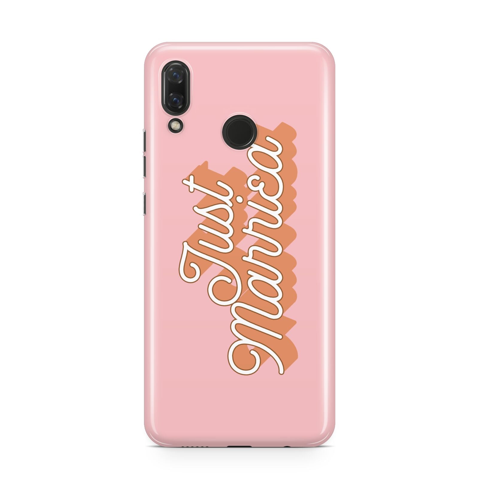 Just Married Pink Huawei Nova 3 Phone Case