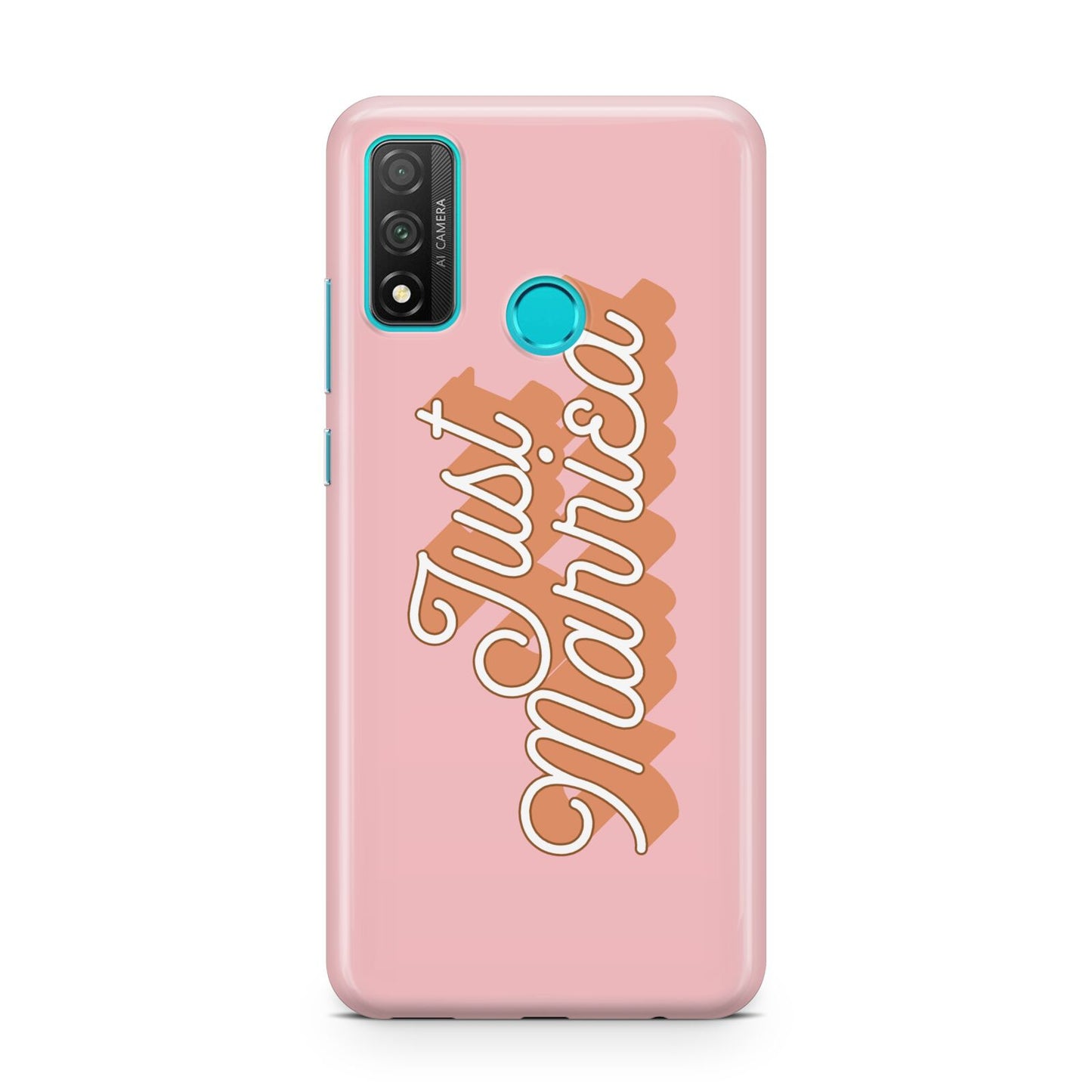 Just Married Pink Huawei P Smart 2020