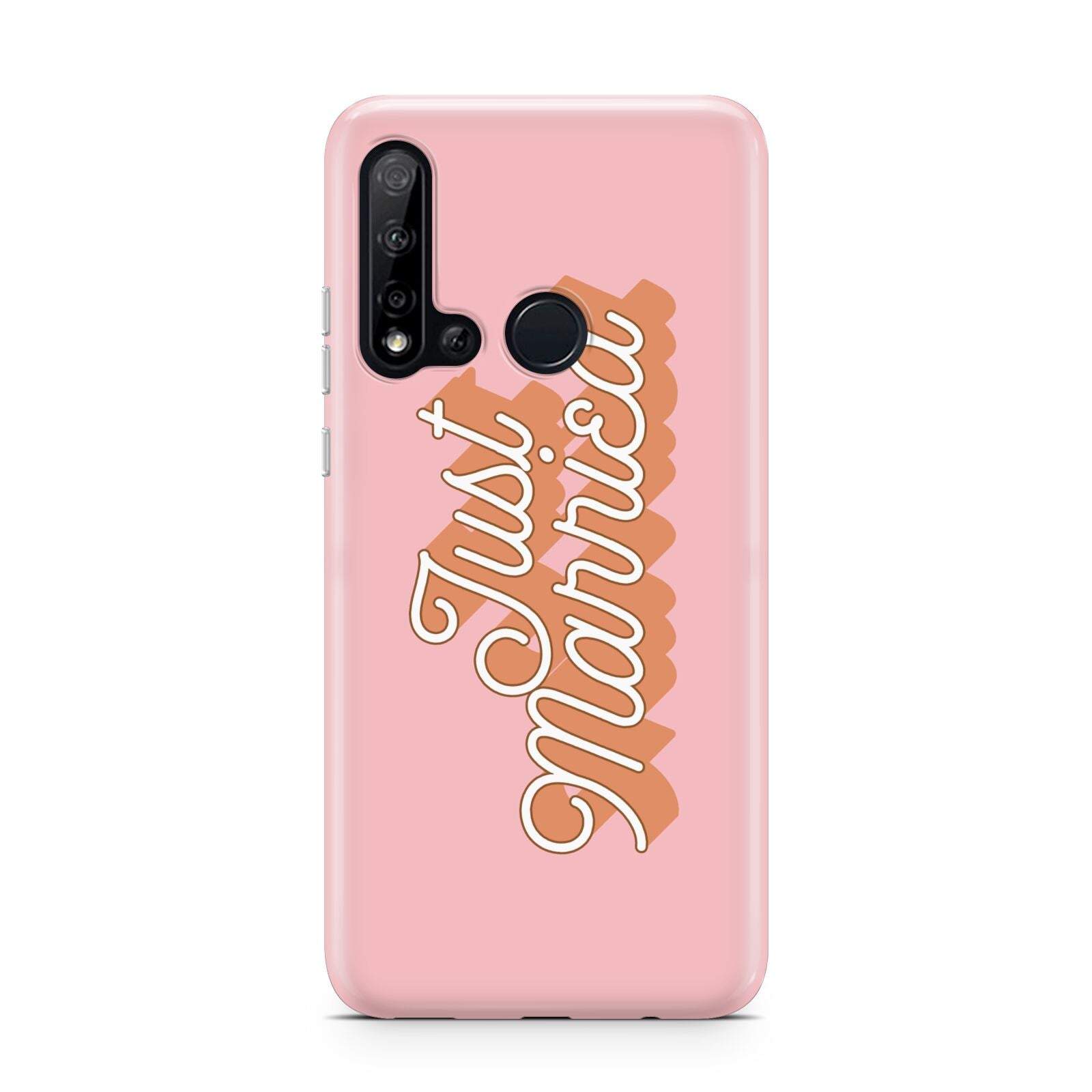 Just Married Pink Huawei P20 Lite 5G Phone Case