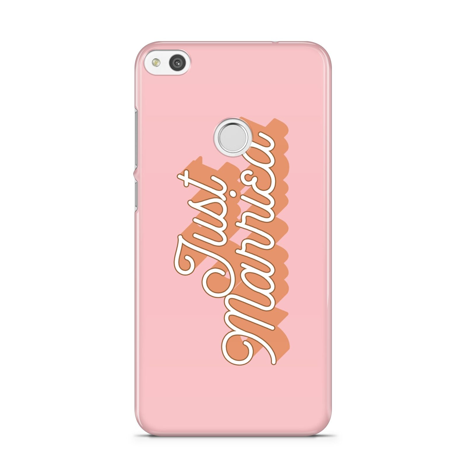Just Married Pink Huawei P8 Lite Case