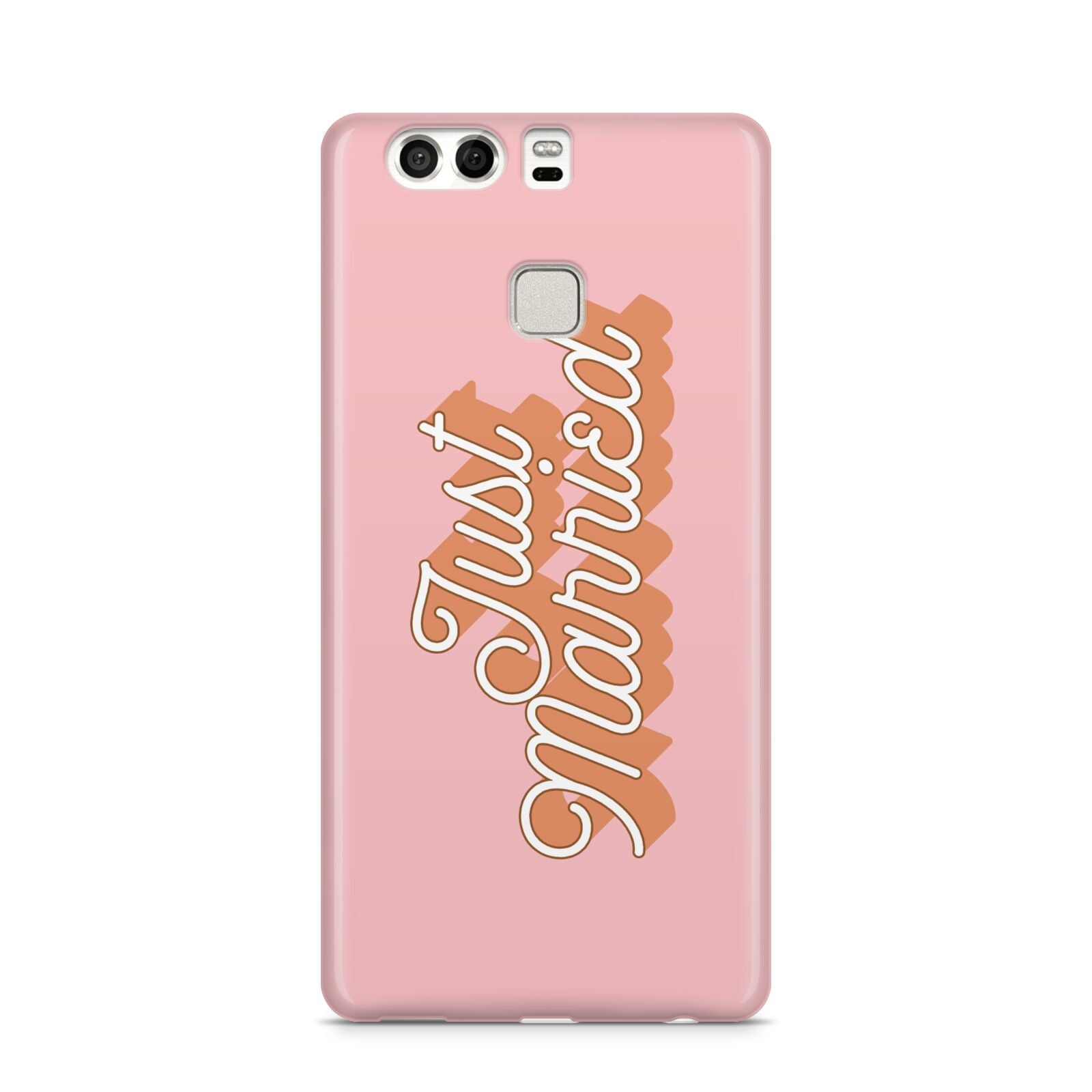 Just Married Pink Huawei P9 Case