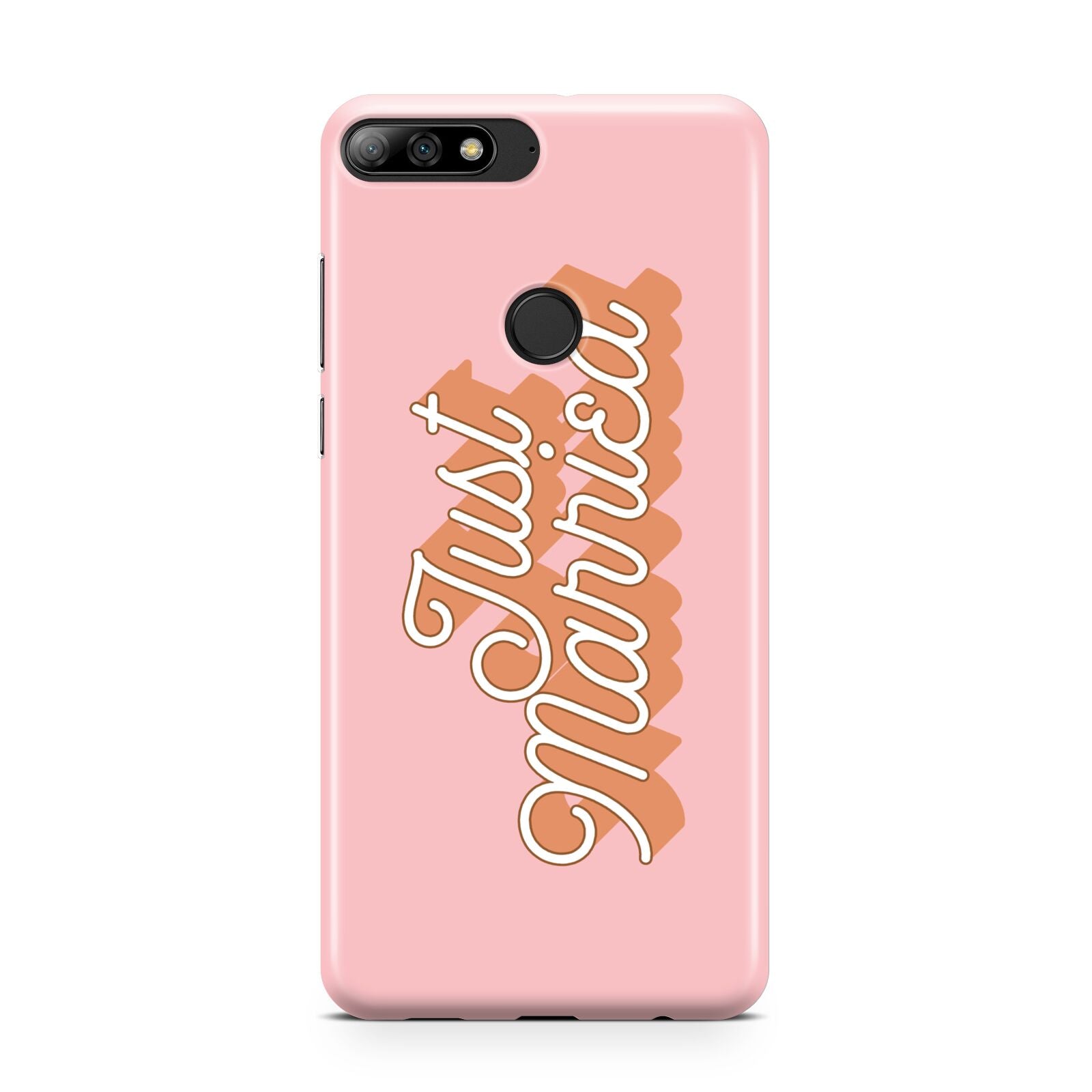 Just Married Pink Huawei Y7 2018