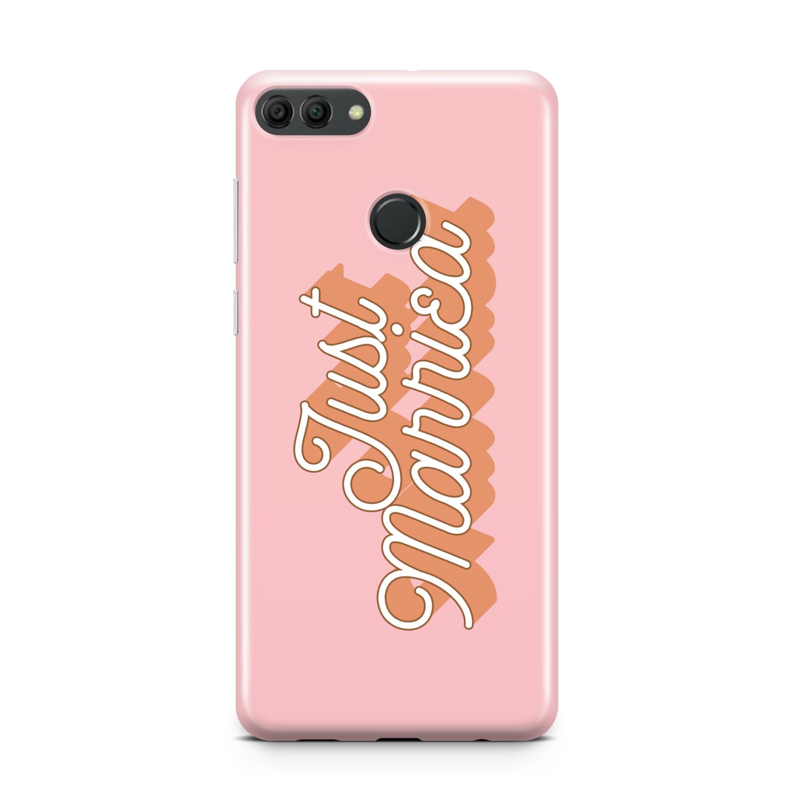 Just Married Pink Huawei Y9 2018