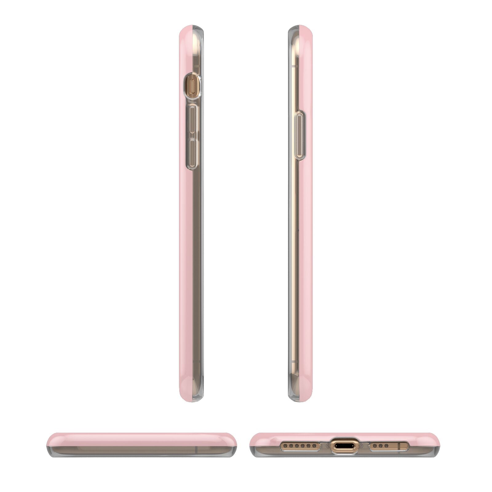 Just Married Pink iPhone 11 3D Tough Case Angle Images