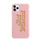 Just Married Pink iPhone 11 Pro Max 3D Tough Case