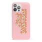 Just Married Pink iPhone 13 Pro Max Full Wrap 3D Snap Case