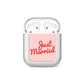 Just Married Red Pink AirPods Case