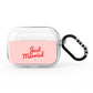 Just Married Red Pink AirPods Pro Clear Case
