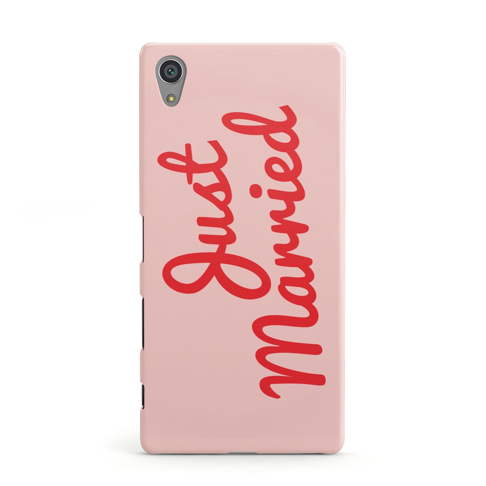 Just Married Red Pink Sony Xperia Case