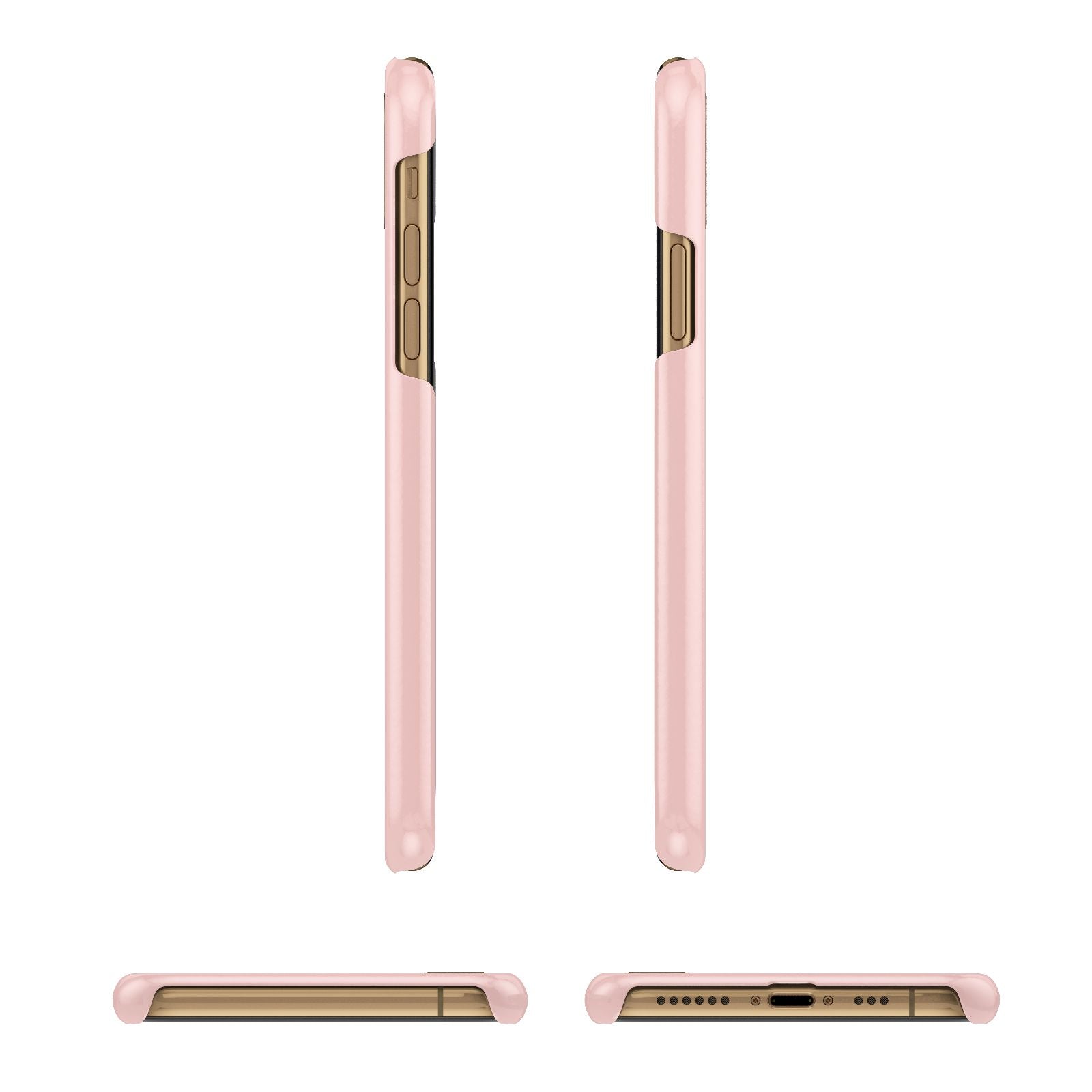 Just Married Red Pink iPhone 11 3D Snap Case Angle Images