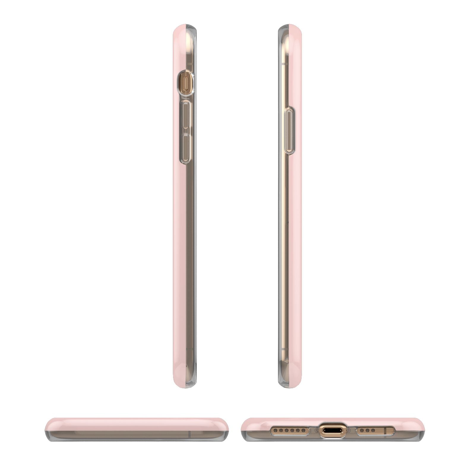 Just Married Red Pink iPhone 11 3D Tough Case Angle Images