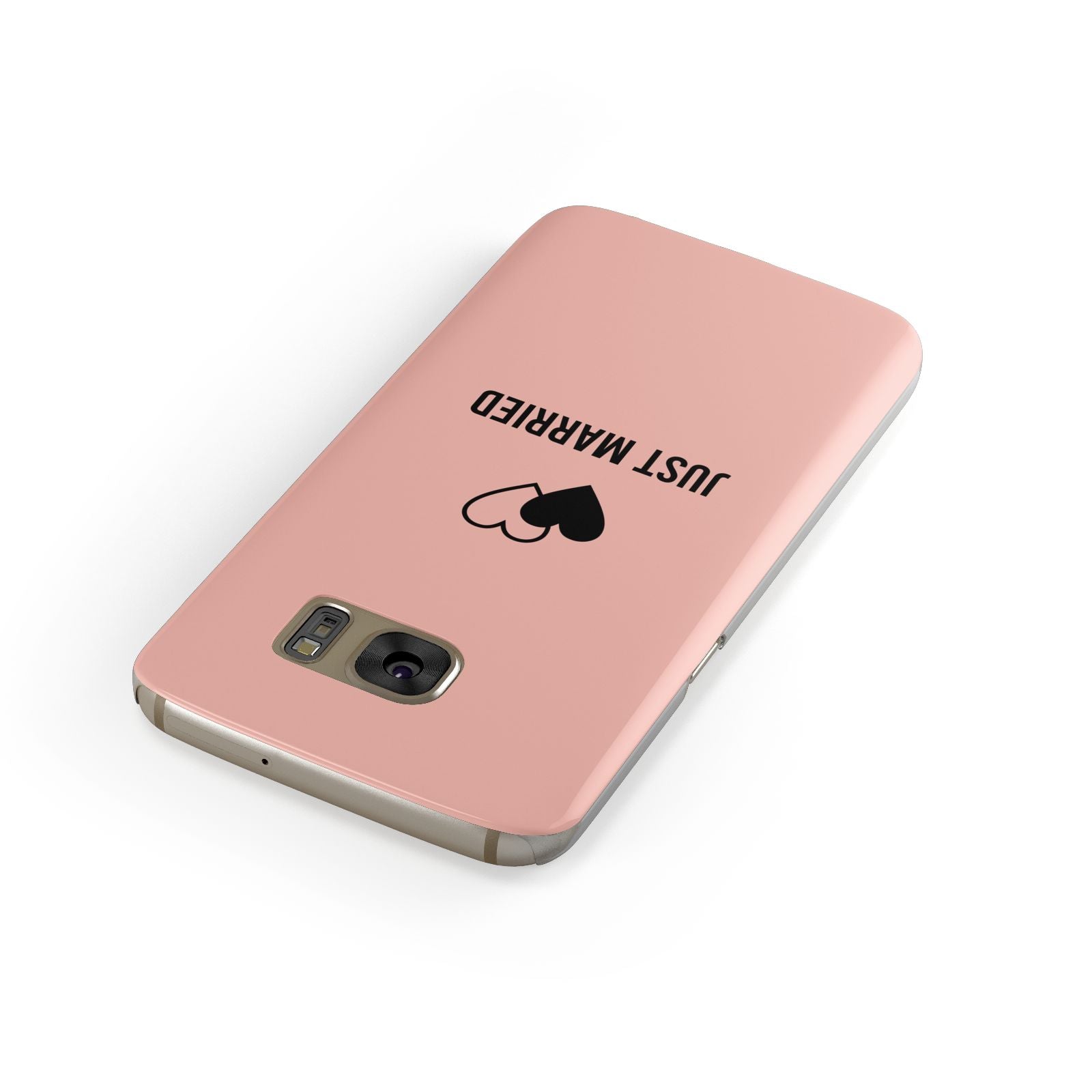 Just Married Samsung Galaxy Case Front Close Up