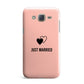 Just Married Samsung Galaxy J7 Case