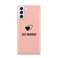 Just Married Samsung S21 Plus Phone Case
