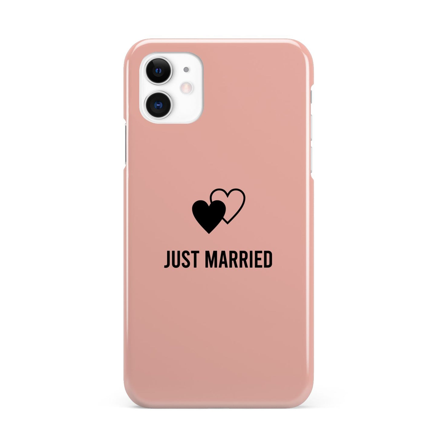 Just Married iPhone 11 3D Snap Case