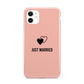 Just Married iPhone 11 3D Tough Case