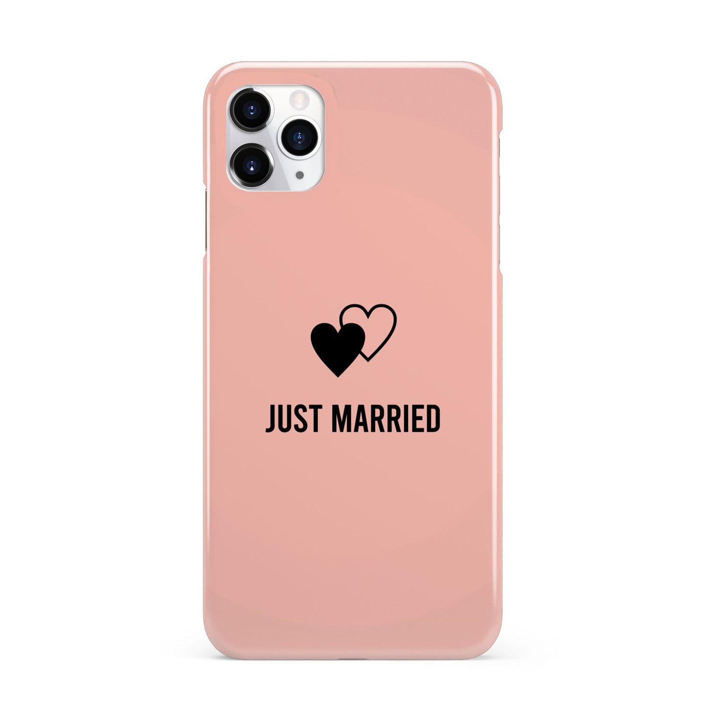 Just Married iPhone 11 Pro Max 3D Snap Case