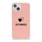 Just Married iPhone 13 Clear Bumper Case