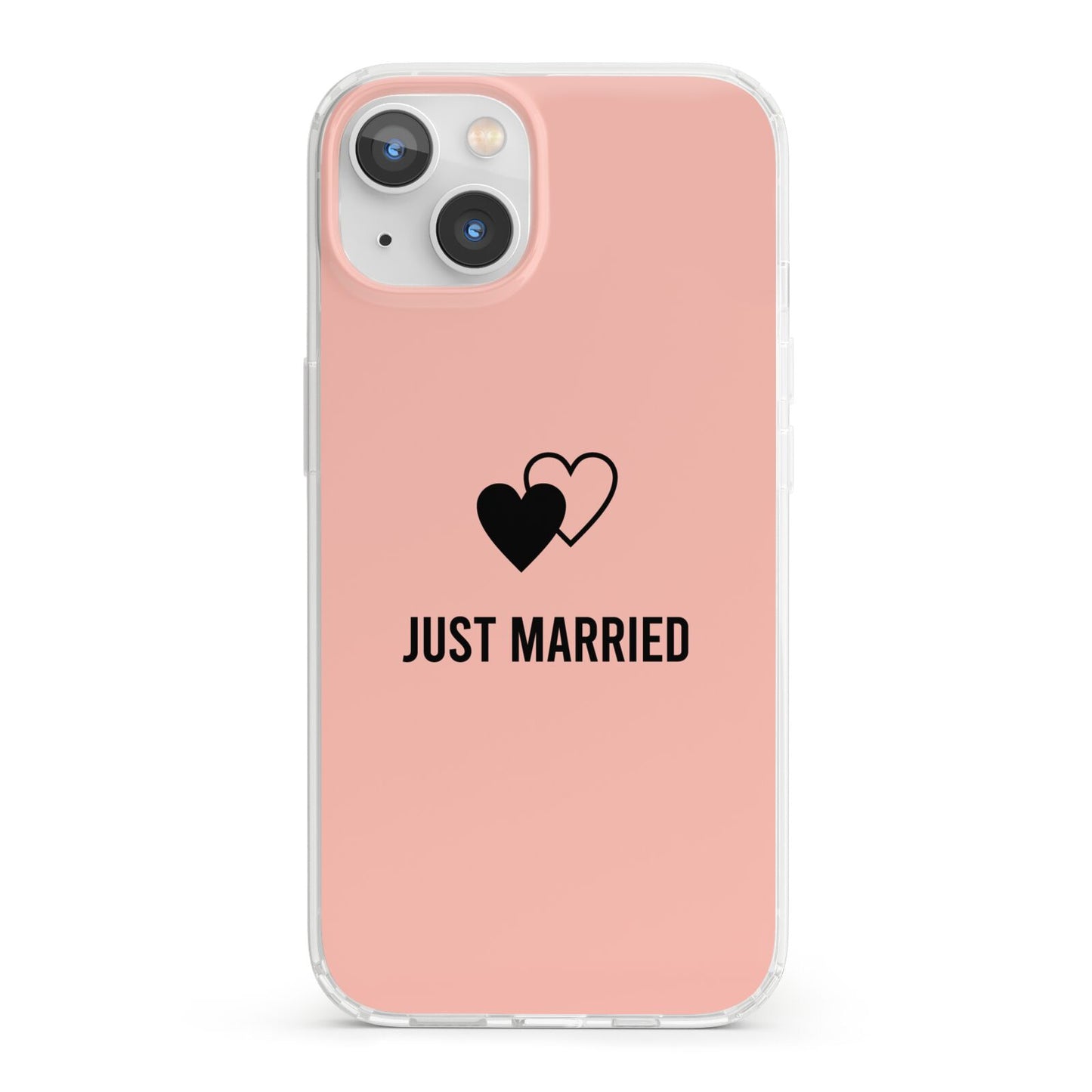 Just Married iPhone 13 Clear Bumper Case