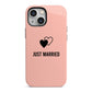 Just Married iPhone 13 Mini Full Wrap 3D Tough Case