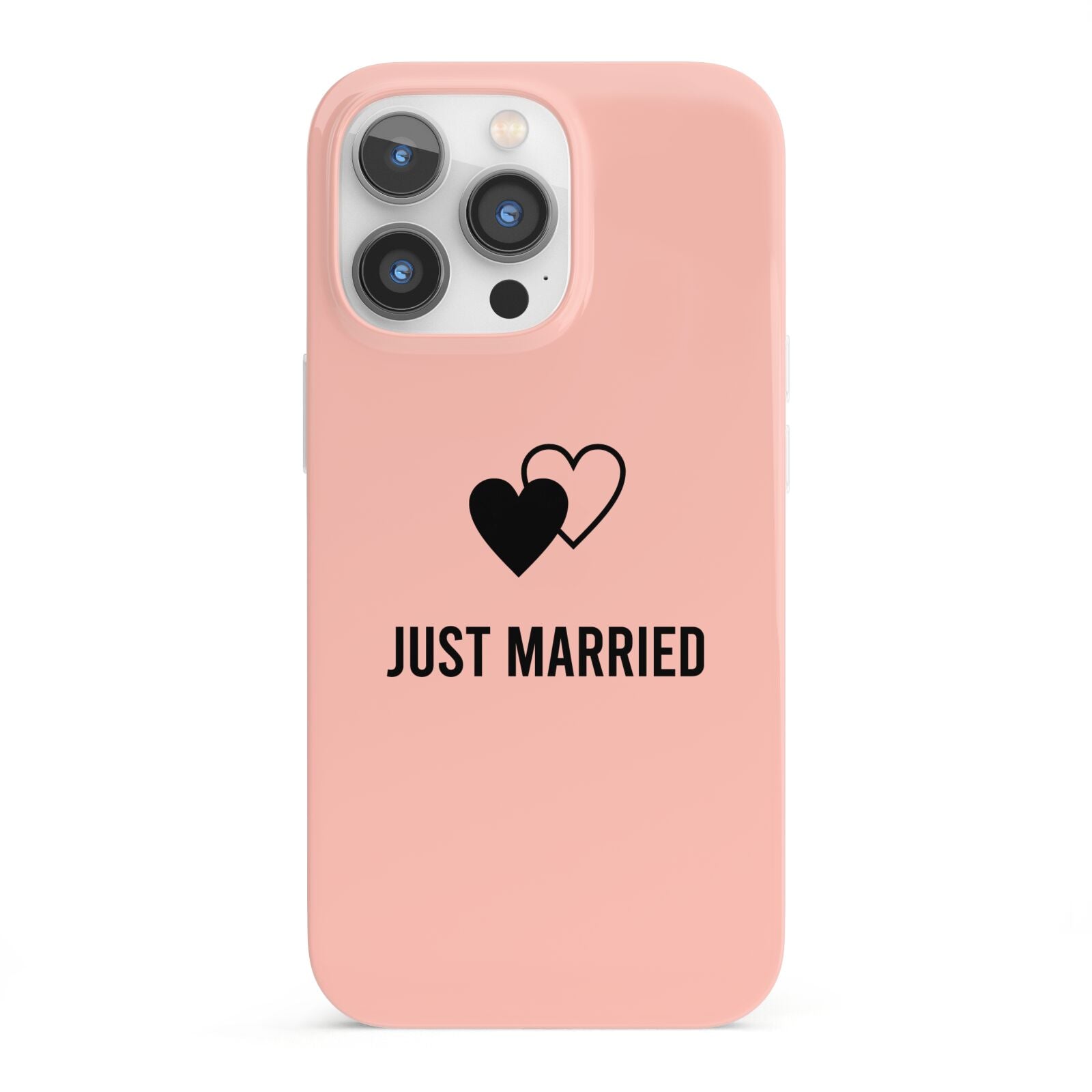 Just Married iPhone 13 Pro Full Wrap 3D Snap Case
