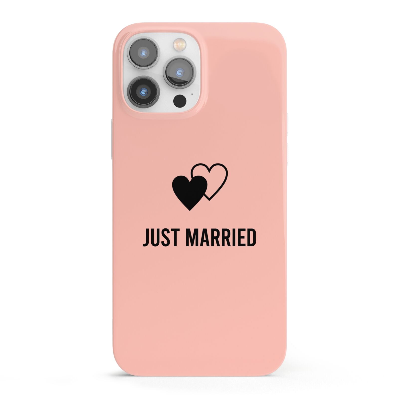 Just Married iPhone 13 Pro Max Full Wrap 3D Snap Case