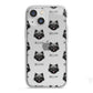 Keeshond Icon with Name iPhone 13 Mini TPU Impact Case with White Edges
