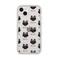 Keeshond Icon with Name iPhone 14 Plus Clear Tough Case Starlight