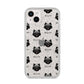 Keeshond Icon with Name iPhone 14 Plus Glitter Tough Case Starlight