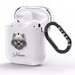 Keeshond Personalised AirPods Clear Case Side Image