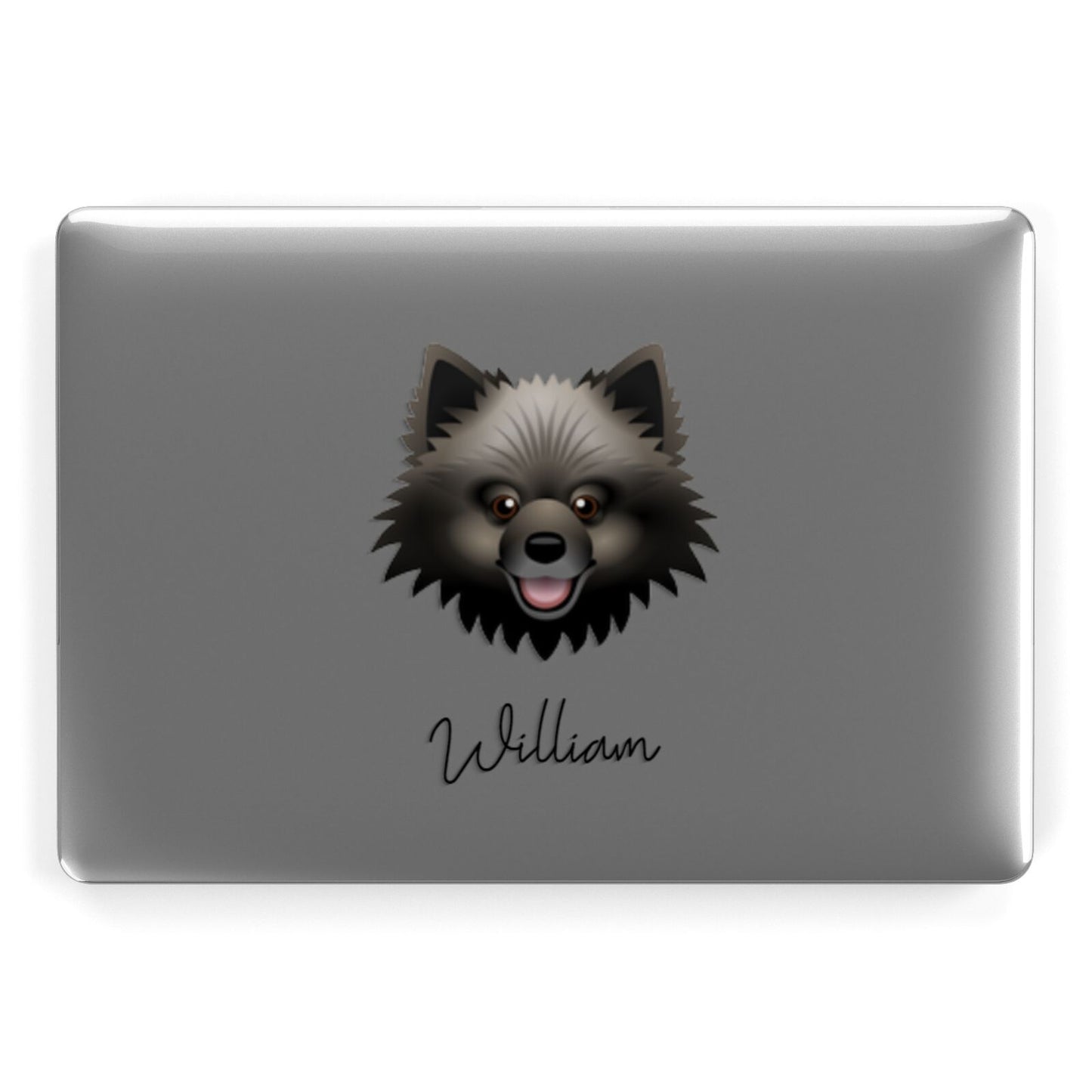 Keeshond Personalised Apple MacBook Case