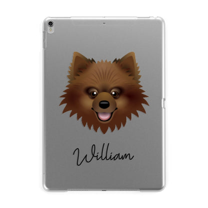 Keeshond Personalised Apple iPad Silver Case