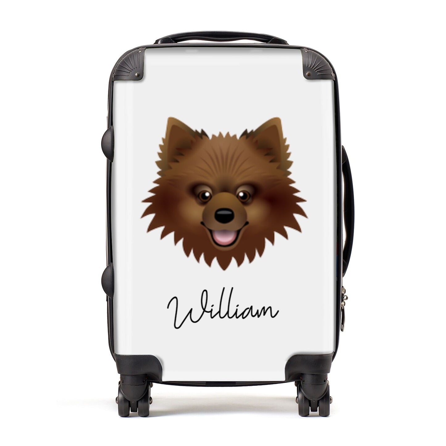 Keeshond Personalised Suitcase