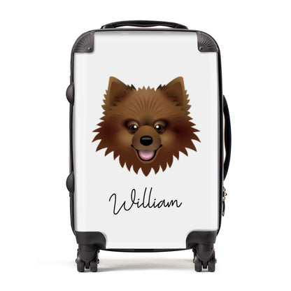 Keeshond Personalised Suitcase