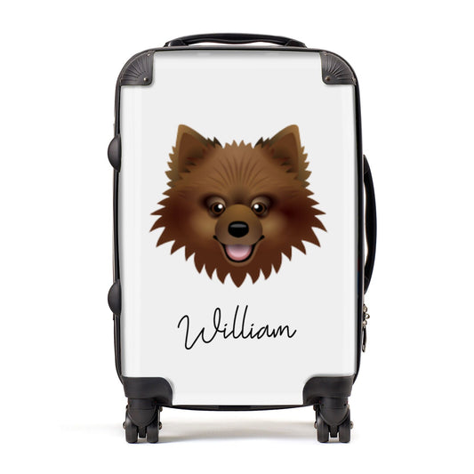 Keeshond Personalised Suitcase
