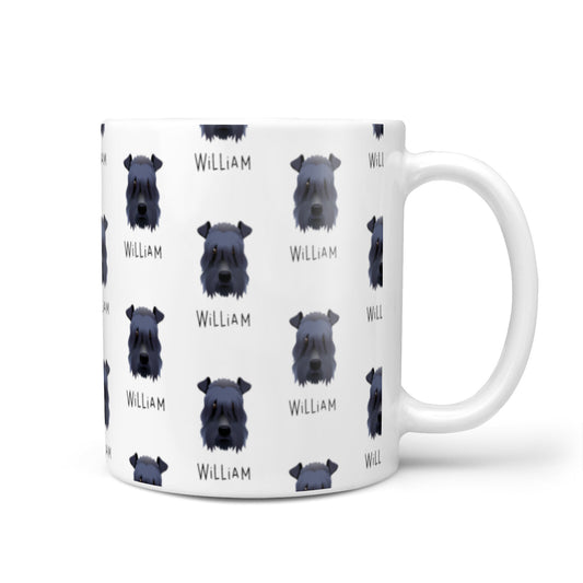 Kerry Blue Terrier Icon with Name 10oz Mug