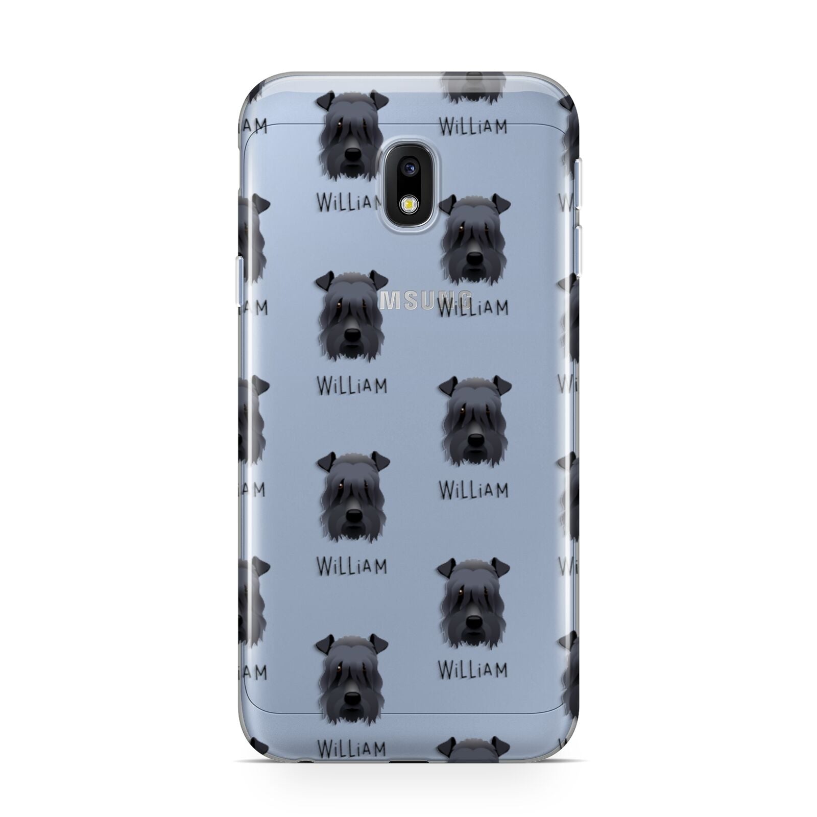 Kerry Blue Terrier Icon with Name Samsung Galaxy J3 2017 Case
