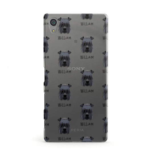 Kerry Blue Terrier Icon with Name Sony Xperia Case