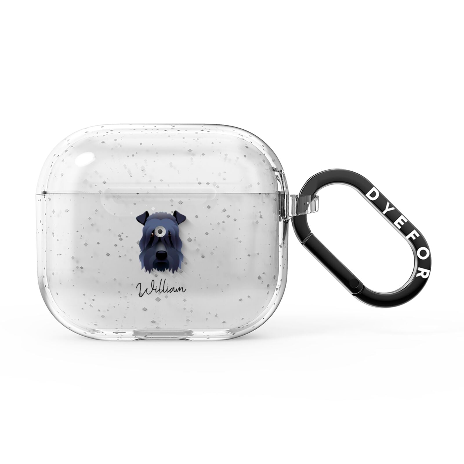 Kerry Blue Terrier Personalised AirPods Glitter Case 3rd Gen