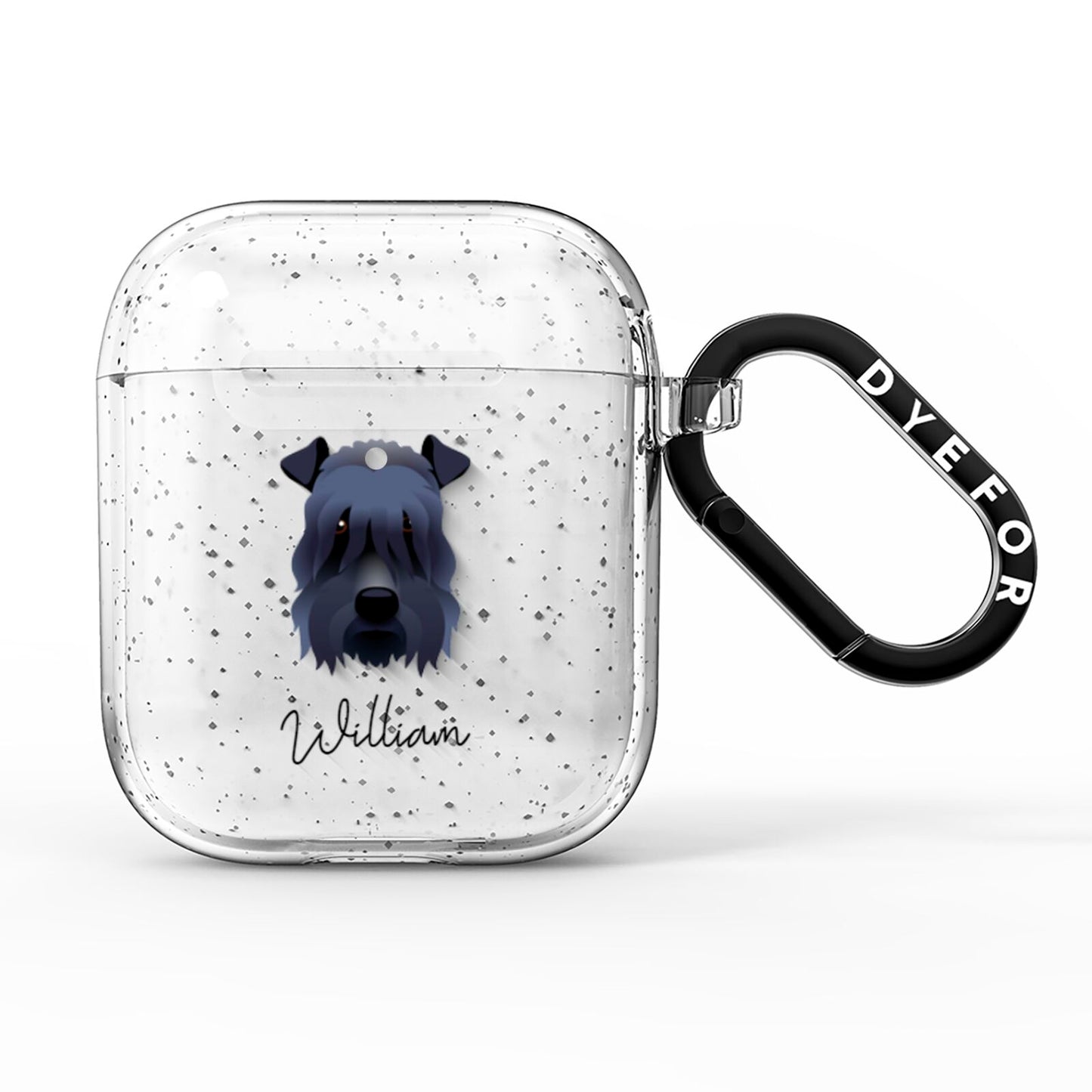 Kerry Blue Terrier Personalised AirPods Glitter Case