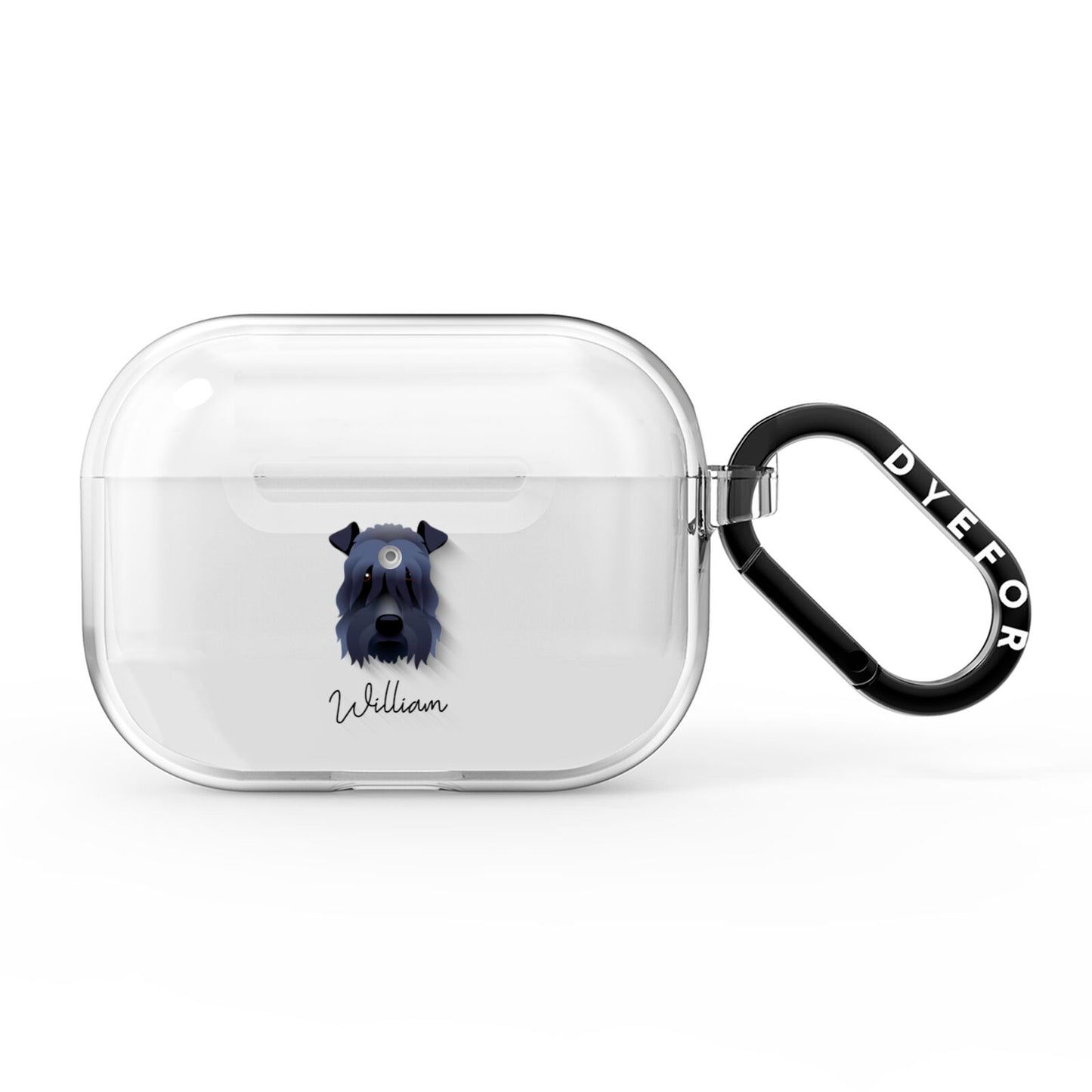 Kerry Blue Terrier Personalised AirPods Pro Clear Case