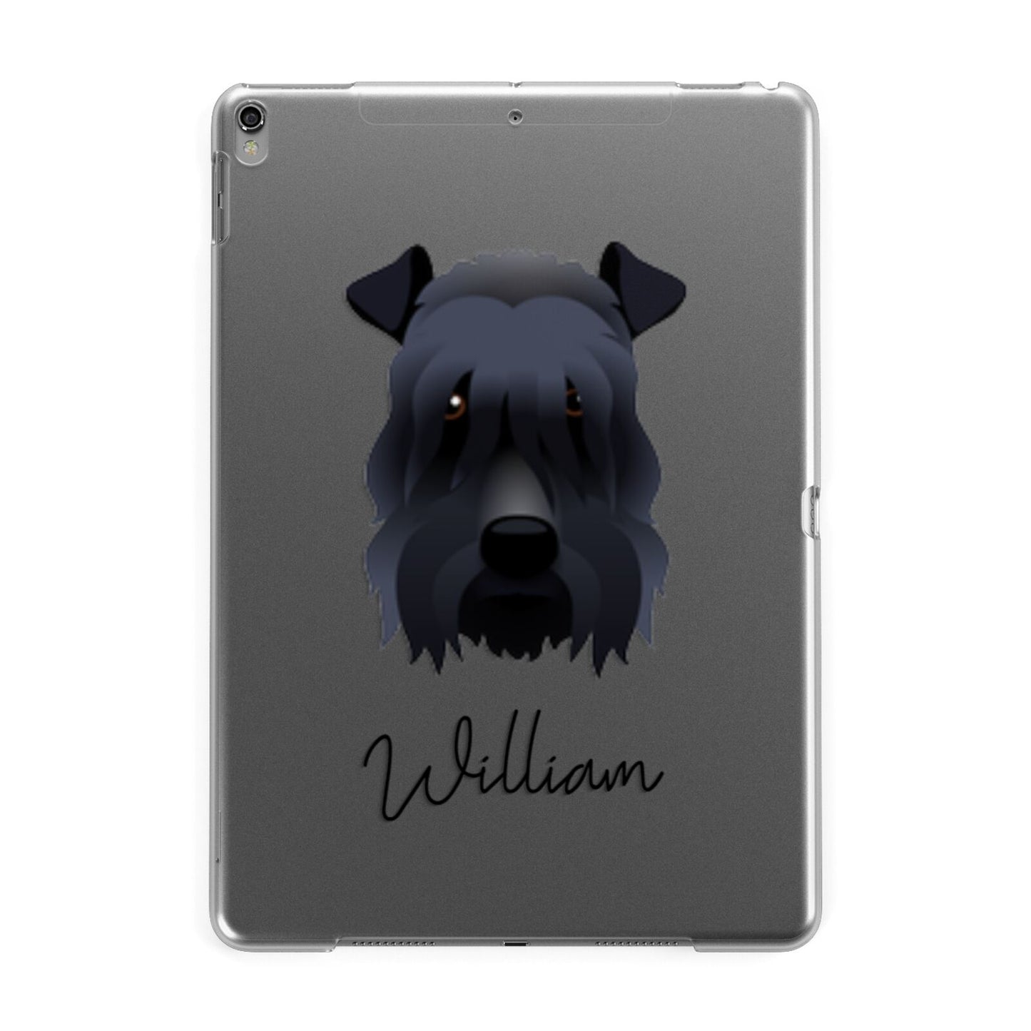 Kerry Blue Terrier Personalised Apple iPad Grey Case