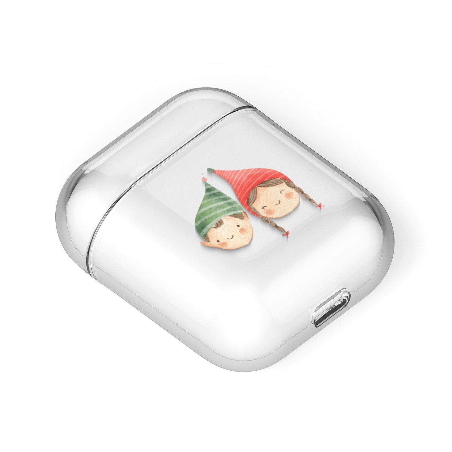 Kids Christmas AirPods Case Laid Flat
