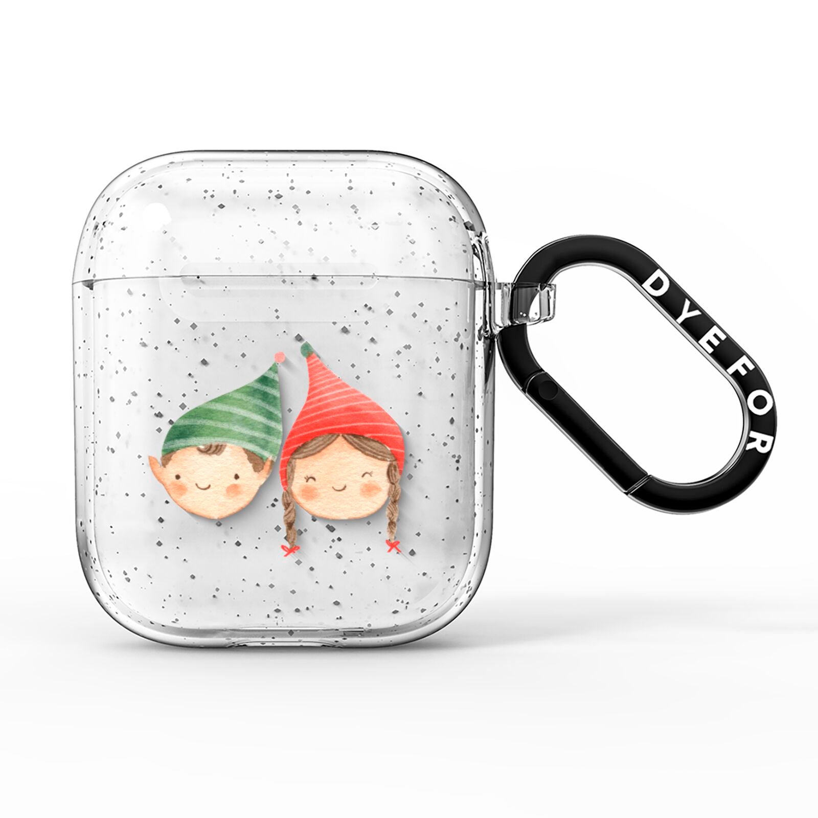 Kids Christmas AirPods Glitter Case