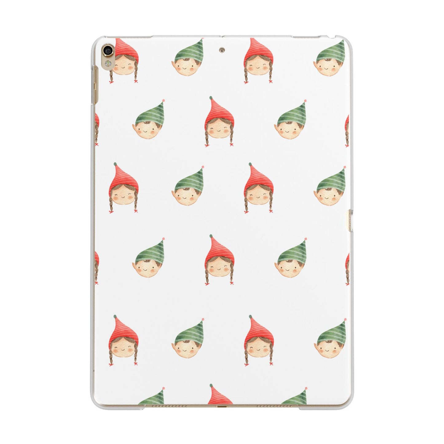 Kids Christmas Apple iPad Gold Case