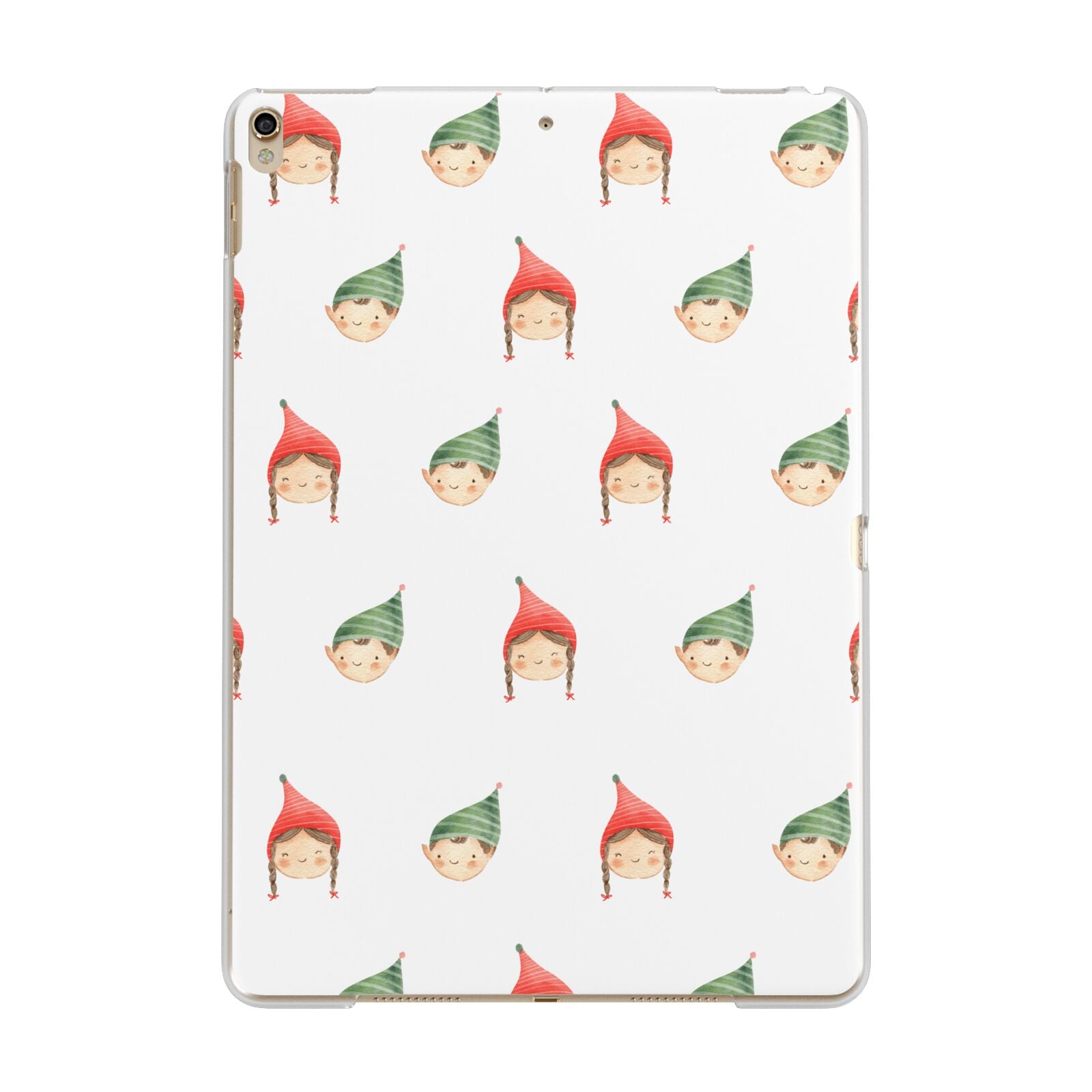 Kids Christmas Apple iPad Gold Case