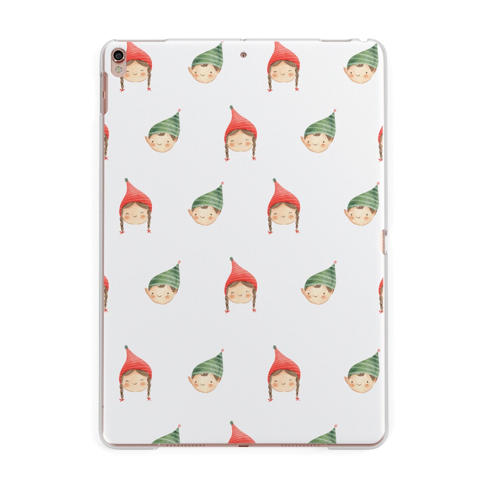 Kids Christmas Apple iPad Rose Gold Case