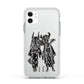 Kimono Devils Apple iPhone 11 in White with White Impact Case